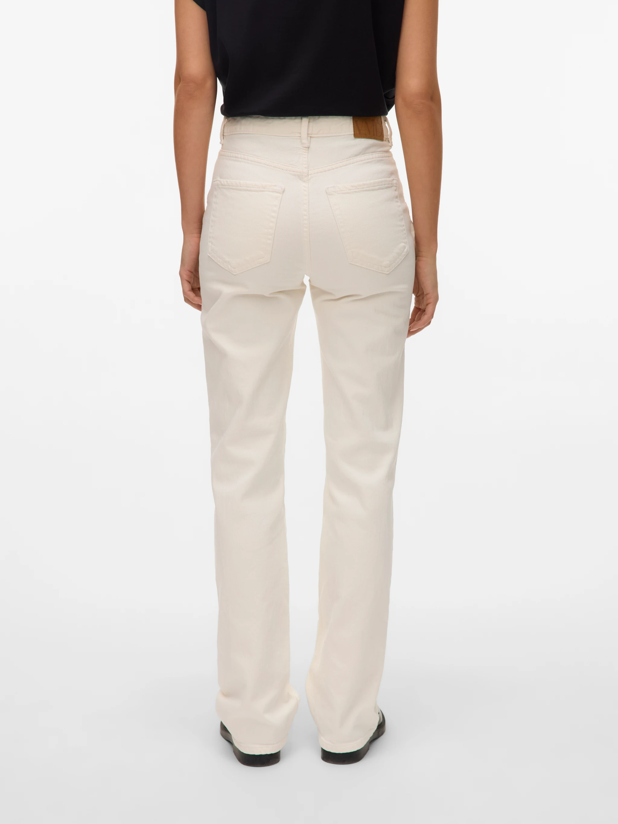 VMTESSA straight jeans hvid - 2